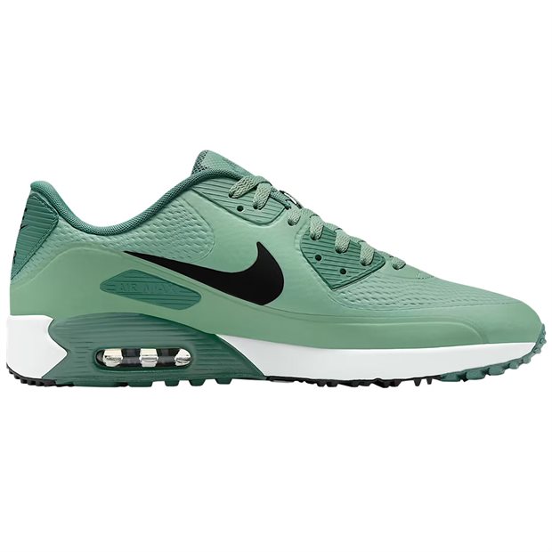 Nike Air Max 90G Spikeless Golf Shoes - Silver Pine/Black/Bicoastal - Size: M 6 / W 7.5 M