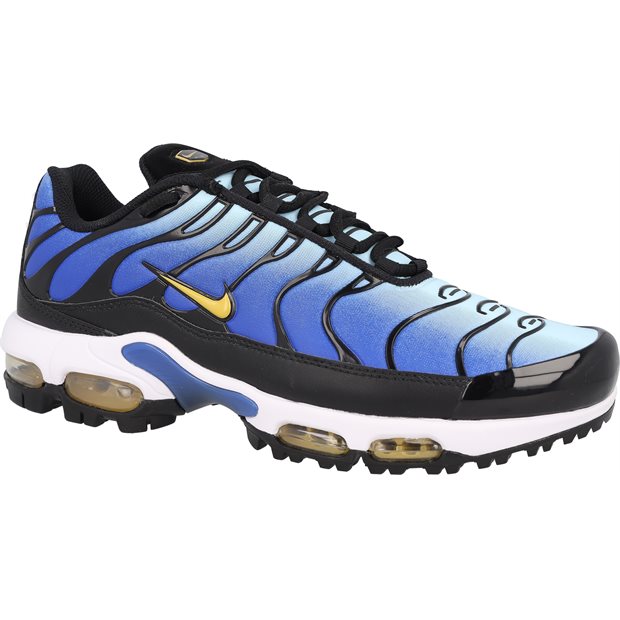 Nike Air Max Plus G Spikeless Golf Shoes - Hyper Blue/Infinite Gold/Sky Blue - Size: M 10 / W 11.5 M