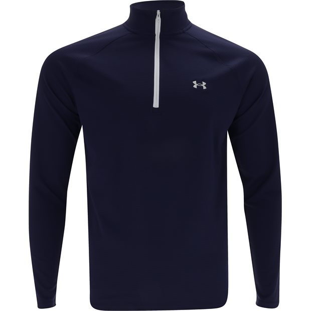 Under Armour UA Fusion Ottoman 1/4 Zip Pullover - Midnight Navy - Size: M