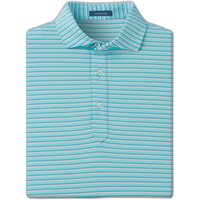 View Turtleson Sherman Stripe Performance Shirt Wave/Retro Pink