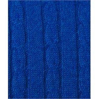 View Turtleson Roy Cable Knit Sweater Marine