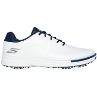 View Skechers Go Golf Tempo Golf Shoe White/Navy