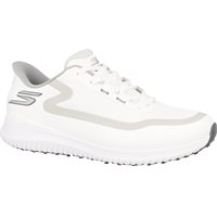Skechers Go Golf Flight Slip Ins Spikeless Golf Shoes - White/Gray - Size: 10 W