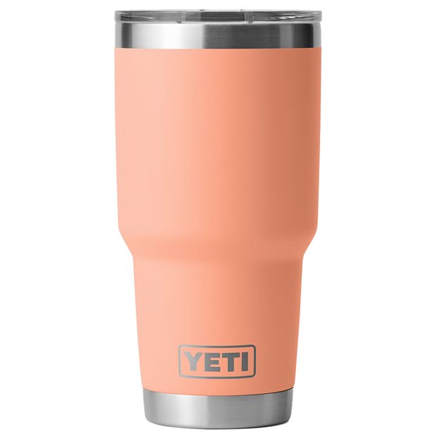 YETI Rambler 30 Oz Tumbler W/MagSlider Cooler - Peach
