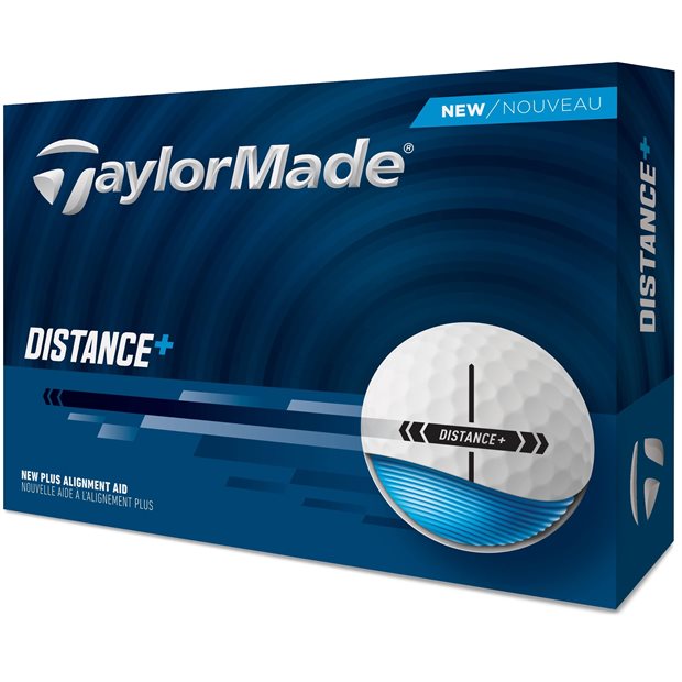 TaylorMade Distance+ 2025 Distance Golf Balls - White