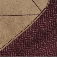 View Dunning William Herringbone 1/4 Zip Outerwear Beet