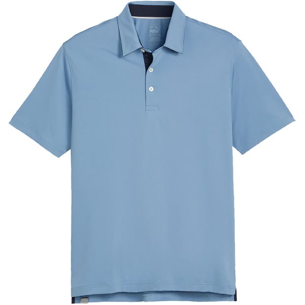 Puma MATTR Brigade Polo Shirt - Zen Blue/Deep Navy - Size: S