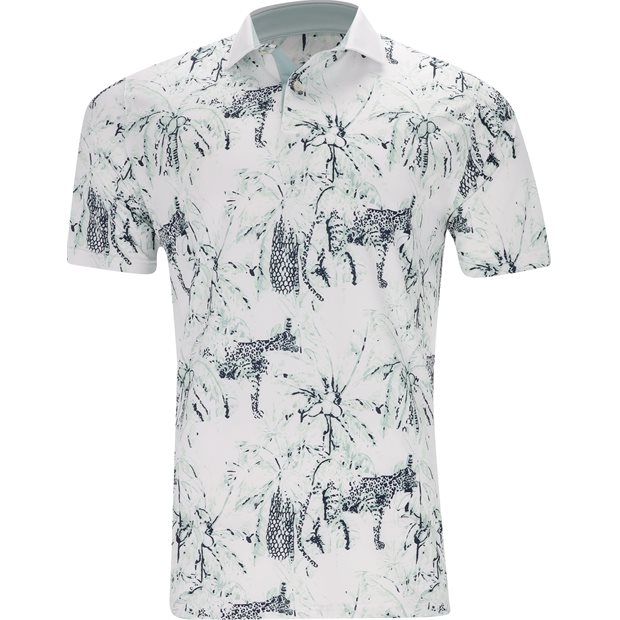 Puma MATTR Safari Polo Shirt - White Glow/Modern Mint - Size: S