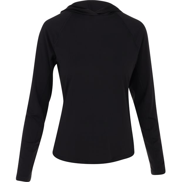 Puma YOU V Brrr Golf Hoodie Ladies Pullover - Puma Black - Size: L