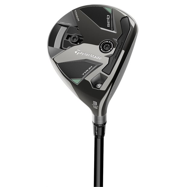 TaylorMade Qi35 Tour Left-Handed 3 Wood Golf Club - 15° Loft - Extra Stiff Flex - Graphite Shaft