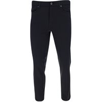 Greg Norman MICROLUX 5 Pocket Heathered Flat Front Pants - Black Heather - Size: 36W x 32L