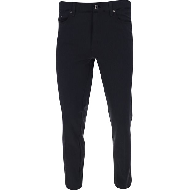 Greg Norman MICROLUX 5 Pocket Heathered Flat Front Pants - Black Heather - Size: 36W x 32L