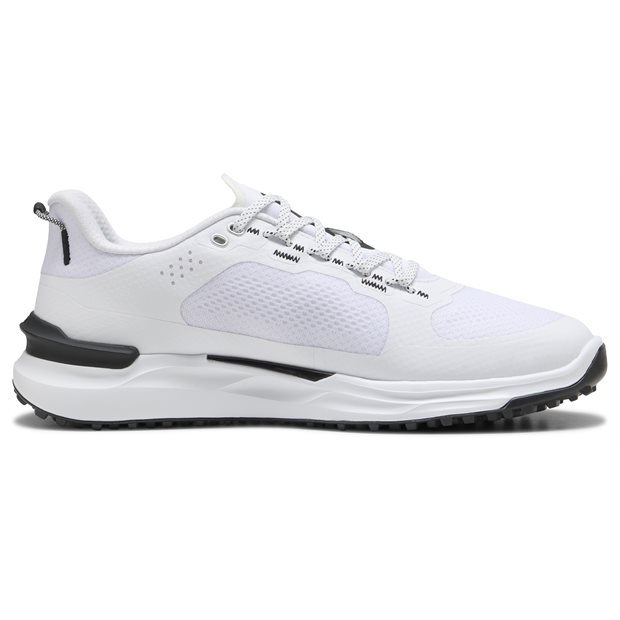 Puma Ignite Elevate X Spikeless Golf Shoes - Puma White/Black/White - Size: 9.5 M