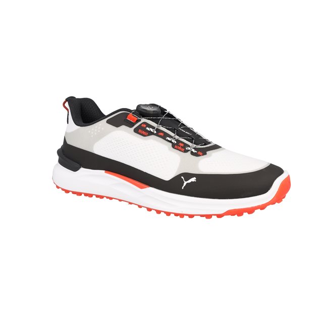 Puma Ignite Elevate 2 Disc Spikeless Golf Shoes - Puma White/Puma Black - Size: 8 M