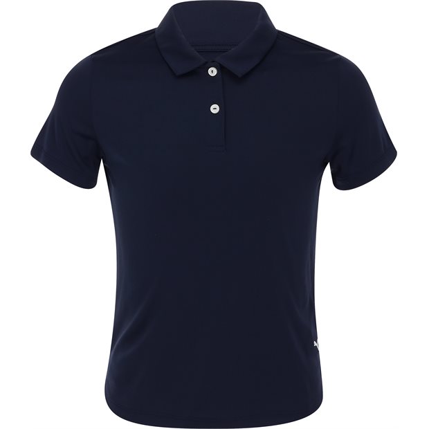Puma Youth Girls Pure Junior Polo Shirt - Deep Navy - Size: XL