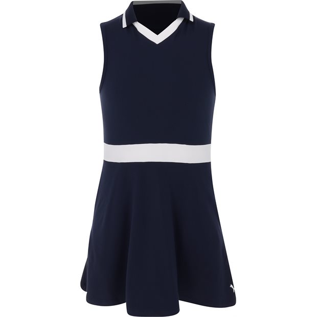 Puma Youth Girls Classic Golf Junior Dress - Deep Navy - Size: M