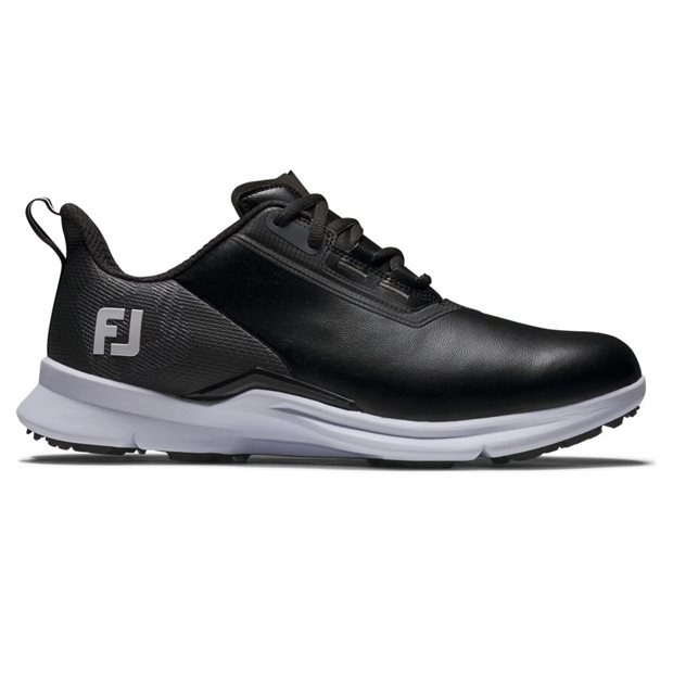 FootJoy FJ Fuel Spikeless Golf Shoes - 55421 - Black/Black/White - Size: 13 M