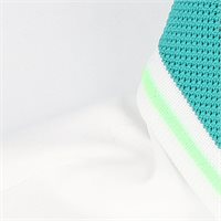 View Adidas Beyond The Course Twistknit Shirt White/Pure Teal