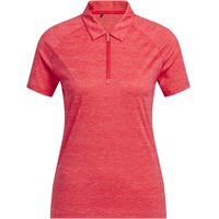 View Adidas ULTIMATE365 Heathered TwistKnit Shirt Pure Ruby/Powder Coral