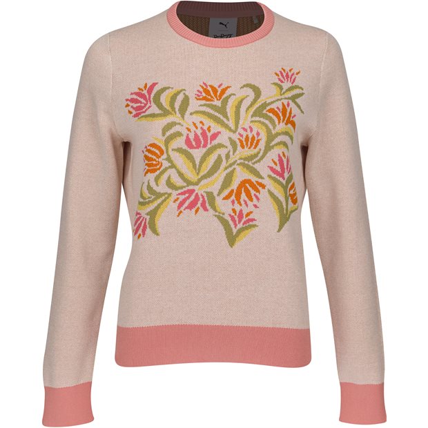 Puma PUMA X DANI DAZEY Ladies Pullover Sweater - Warm White - Size: L