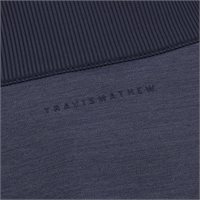 View TravisMathew MoveKnit Full Zip Outerwear Heather/Navy Blazer