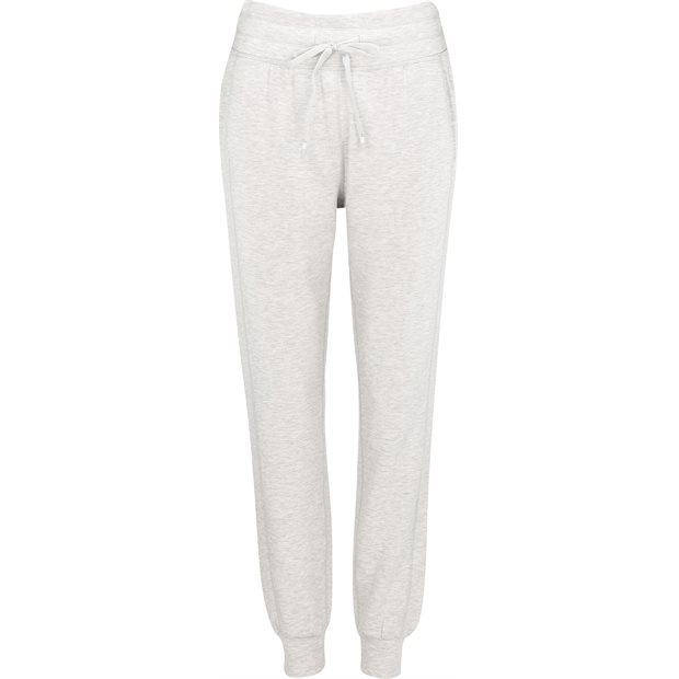 TravisMathew SkyLoft Soft Tie Jogger Ladies ActiveWear Pants - Heather Light Grey - Size: XS