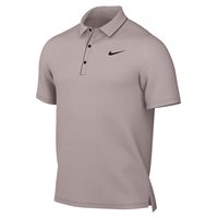 View Nike DF Tour Piping Shirt Silt Red/Black