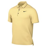 View Nike DF Tour Piping Shirt Topaz Gold/Black