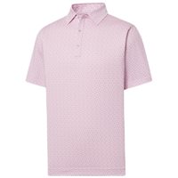 View FootJoy Allover Floral Lisle TF Previous Season Apparel Style Shirt Rose/White