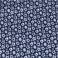 View FootJoy Allover Floral Lisle Shirt White/Navy