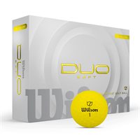 View Wilson Duo Soft Golf Ball Yellow