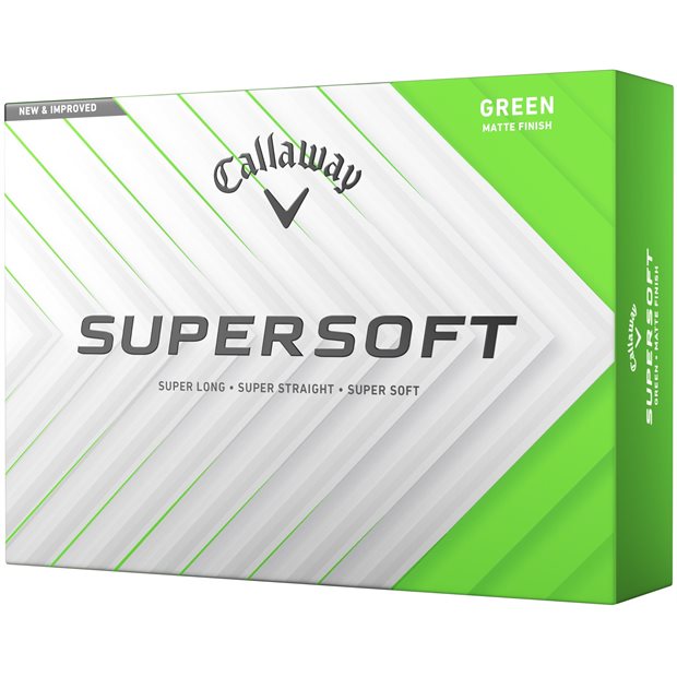Callaway Supersoft 2025 Low Compression Golf Balls - Green