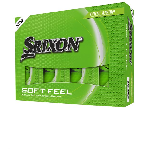 Srixon Soft Feel 14 Brite Low Compression Golf Balls - Green