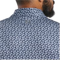 View FootJoy Floral Sketch Lisle Previous Season Apparel Style Shirt White/Navy