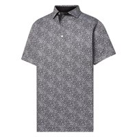 View FootJoy Speckle Lisle Shirt Black/White