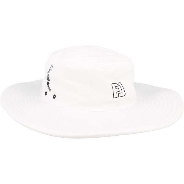 FootJoy TempoSeries Sun Bucket Hat - White - Size: S/M