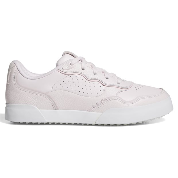 Adidas RetroCross 25 Ladies Spikeless Golf Shoes - Almost Pink/FTWR White/Off White - Size: 6.5 M