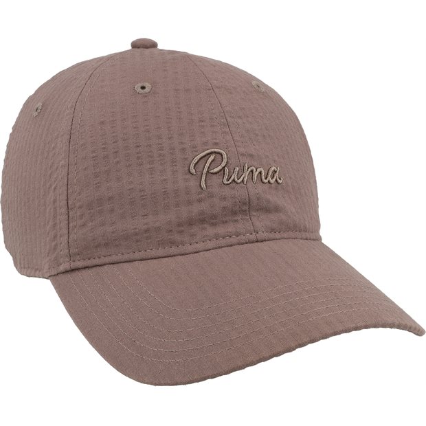 Puma Seersucker Dad Golf Ladies Hat - Ice Coffee