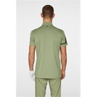 View J. Lindeberg Heath Strike Shirt Oil Green