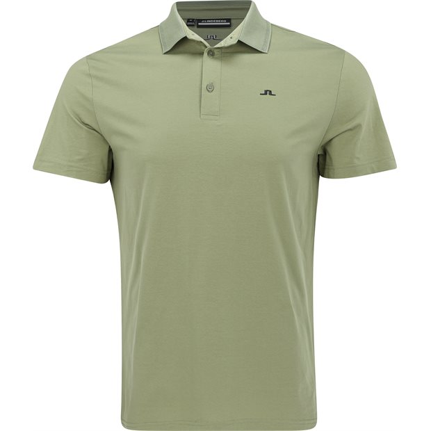 J. Lindeberg Bridger Polo Shirt - Oil Green - Size: S