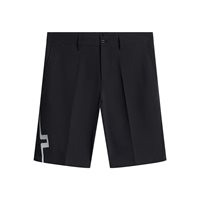 J. Lindeberg Heath Flat Front Shorts - Black - Size: 33w