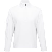 IBKUL Solid Popcorn Stitch 1/4 Zip