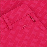 View J. Lindeberg Pia Bridge Pants Tour Geo Jacquard Pink