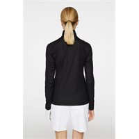 View J. Lindeberg Lauryn Quarter Zip Mid Layer Outerwear Black