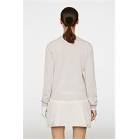 View J. Lindeberg Joanna Knitted Cardigan Sweater Moonbeam