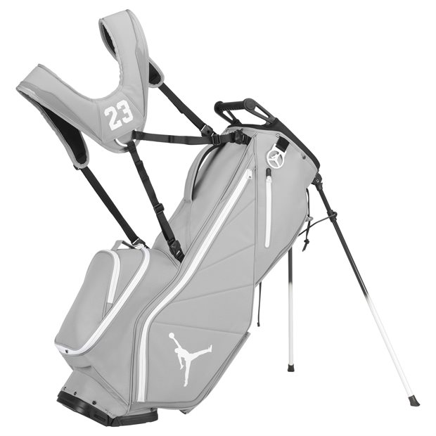 Jordan Fade Away Stand Bag - Medium Grey Cool Grey White