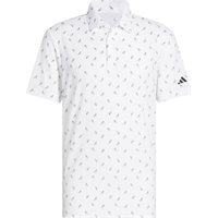 View Adidas Ultimate365 Printed Faded Triangle Mesh Shirt White/Black