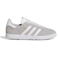 View Adidas Gazelle Golf Spikeless Grey Two/FTWR White/Gold Metallic