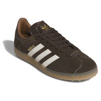 View Adidas Gazelle Golf Spikeless Dark Brown/Chalk White/Gum4