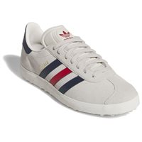 View Adidas Gazelle Golf Spikeless Chalk White/Night Indigo/Better Scarlet